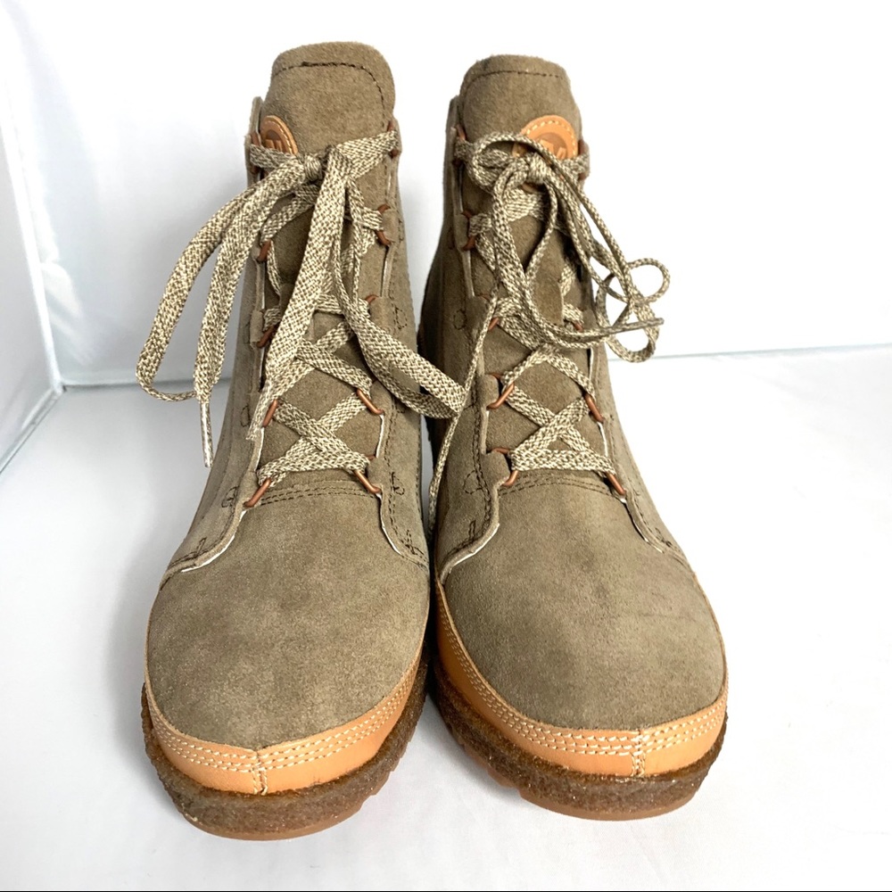 Merrell Tremblant Wedge Lace Up Ankle Suede Boots - Picture 2 of 7
